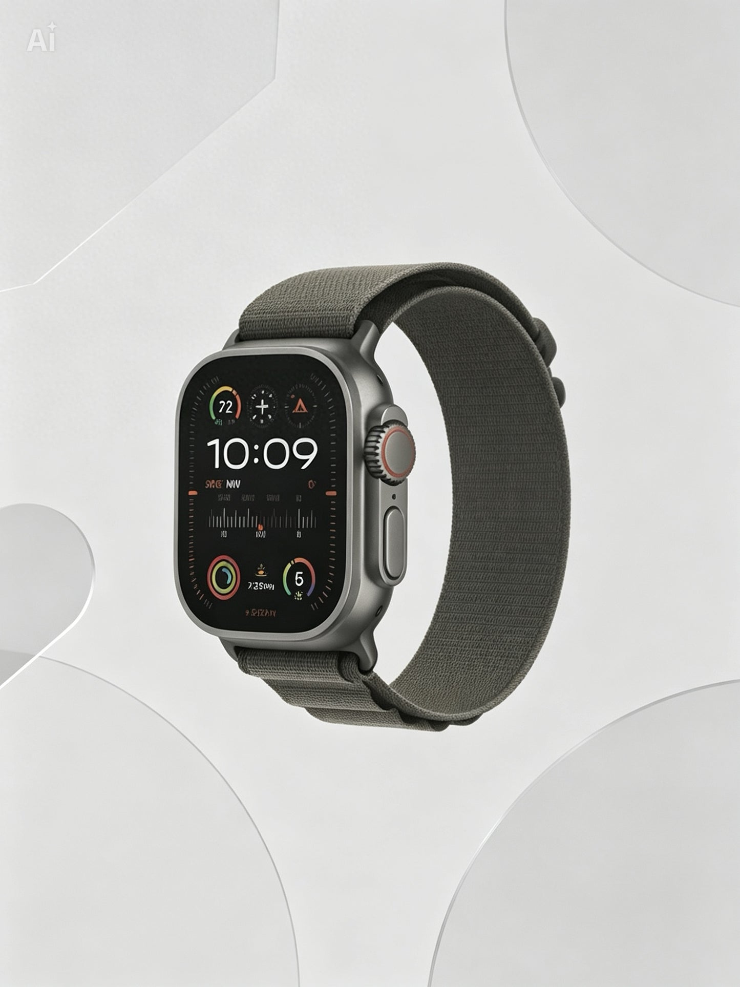 Smart Watch Ultra 3 Max 560 (AMOLED Display) – 7+1 Premium Strap Combo